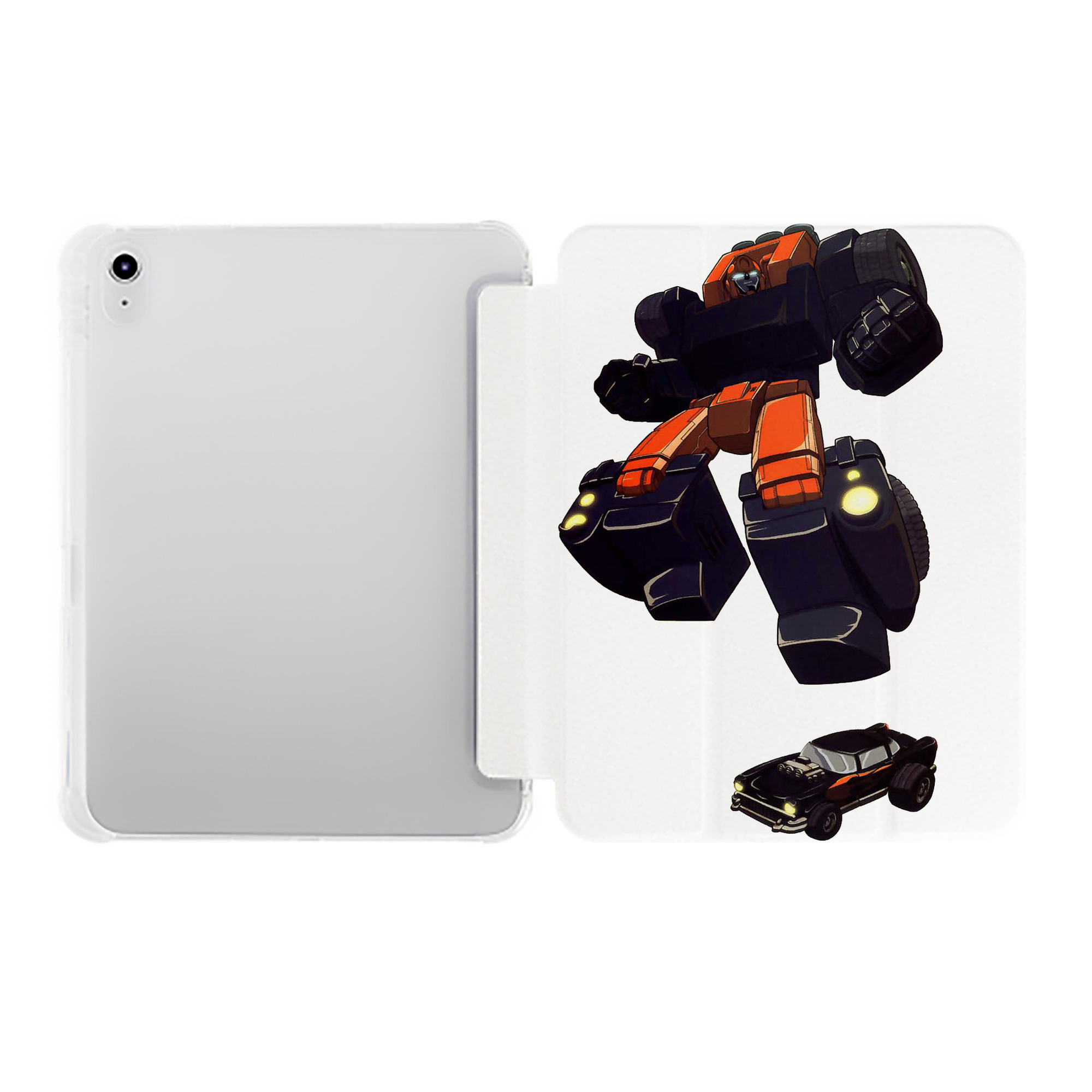 （画像用）  IPad ケース ペン収納付き 三つ折りスタンド PUレザー×シリコン 対応機種9.5/10.5/10.9インチ